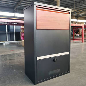 Cassetta Postale per Casa e Ufficio, Contenitore per Consegna <span class=keywords><strong>Pacchi</strong></span> da Esterno in Acciaio Zincato, Cassetta per Lettere e Giornali con Serratura Digitale - Product Image 6