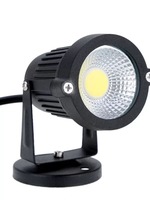 IP65 Dereceli AC 85-265V 3W RGB COB LED Işıklar Modern Alüminyum Alaşımlı 5000K Bahçe Çim Süslemesi İçin