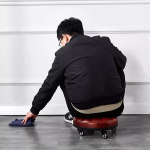 Portable Caster <b>Stool</b> <b>With</b> <b>Wheels</b> For Cleaning And Baby Care Universal Use Adult And Children - Product Image 5