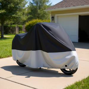 Housse de moto imperméable et protectrice contre les UV par Ele-Gate, taille 190 cm, protection extérieure durable pour les motos et les vélos, nouvelle - Product Image 2