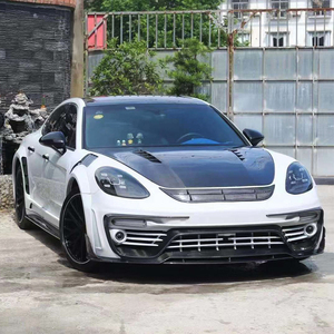 Kit carrosserie pour Panamera 971 : modification et amélioration du pare-chocs avant, lèvre avant en fibre de carbone, garde-boue, années 2017-2023 - Product Image 3