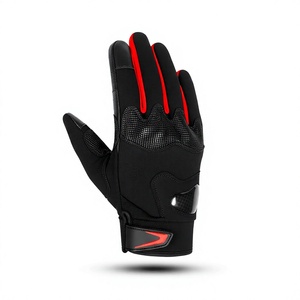 Gants de moto noirs et rouges, gants de course à moto, gants de motocross respirants à écran tactile, gants de protection pour la conduite, unisexe - Product Image 2