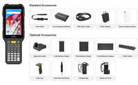 Terminal portable industriel MEFERI ME74 avec puce Qualcomm, Android 13, clavier numérique 31 et 39 touches, NFC, robuste, pour la logistique et la chaîne du froid
