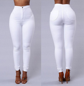 <span class=keywords><strong>Pantaloni</strong></span> elasticizzati attillati da donna a vita alta <span class=keywords><strong>con</strong></span> Design a Lifting Sexy a vita alta <span class=keywords><strong>pantaloni</strong></span> a matita da donna - Product Image 6