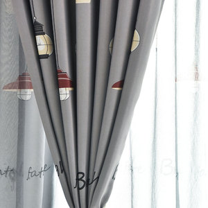 Lámpara Colgante Gris Claro Multicolor con Estampado a Mano, Cortina Semiopaca, Estilo Moderno Minimalista - Product Image 6