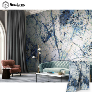 <span class=keywords><strong>Marmo</strong></span> bianco con venature blu piastrelle Decorative per pavimenti in gres porcellanato all'ingrosso di grande formato - Product Image 1