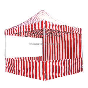 Outdoor <strong>Gazebo</strong> 10x10 10*x15ft Pop up Canopy <strong>Gazebo</strong> Food Snack Marquee Tent <strong>Red</strong> <strong>and</strong> <strong>White</strong> Stripe Tent Carnival Themed Tent - Product Image 1