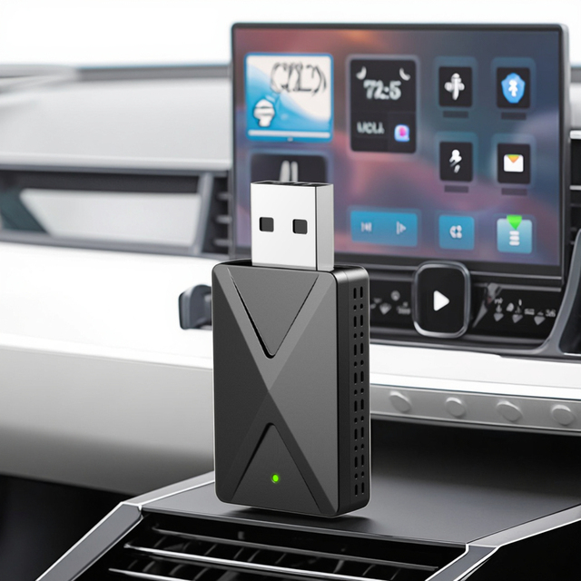 Trolink Intelligent 2IN1 Wireless Carplay Android Auto Adapter V851S Wi-Fi 5.8GHz Bluetooth 5.2 USB-C Connection CE/FCC