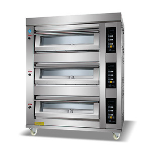 <span class=keywords><strong>Petit</strong></span> four à gaz et électrique <span class=keywords><strong>professionnel</strong></span> commercial pour la cuisson du pain simple double pont pour la boulangerie-pâtisserie équipement <span class=keywords><strong>de</strong></span> boulangerie avec vapeur - Product Image 5