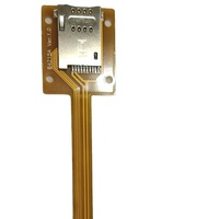 Extensor de cable de tarjeta SIM de 15cm Micro macho a SIM estándar hembra FPC con toma SIM Push-Push