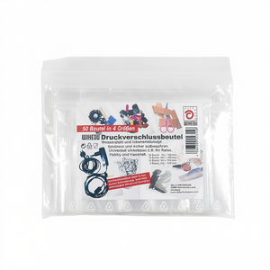 Sacs scellés Wihedu, 50 pièces, 4 tailles, étanches, pour le stockage des aliments, pour les voyages, les loisirs et la maison - Product Image 2