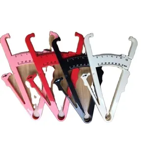 การวัดเครื่องมือฟิตเนสที่มีสีสัน Plicometro BMI วัด Slim Skinfold Body Fat Tester Caliper