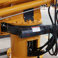 Grue de pont hydraulique marine pour petits navires de marchandises, 2 sections, système hydraulique, moteurs marins à vendre, fabriqué en Italie, Jiangsu
