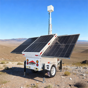 Mưa và sét bằng chứng năng lượng mặt trời di động video giám sát Trailer cho khu vực từ xa giám sát - Product Image 1