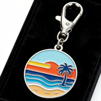 Porte-clés en métal personnalisé en forme de dessin animé, logo personnalisé, alliage de zinc, cadeau promotionnel d'entreprise, souvenir, étanche, directement de l'usine