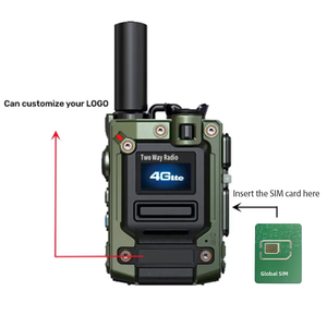 Toàn cầu PTT Walkie Talkie đài phát thanh điện thoại di động Sim Thẻ 800Mb phí hàng năm tinh khiết hệ thống giao thông với Walkie Talkie đài phát thanh Các tính năng - Product Image 6