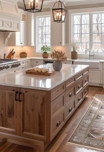 Shaker personalizzato tradizionale fatto a mano mobile da cucina Soild Woood armadio bianco armadi in legno <span class=keywords><strong>isola</strong></span> - Product Image 2
