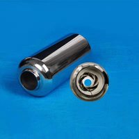 Sistema de escape automotriz tubo de escape silenciador intermedio de acero inoxidable modificado personalizado