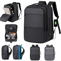Sac à dos pour ordinateur portable unisexe Oxford, antivol, léger, grande capacité 20-39L, pour un usage quotidien