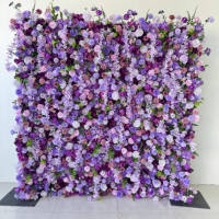 Mur de fleurs artificielles fait main, rose crème, doux et moderne, pour décoration de mariage |   Décor de rêve pour les mariages et les remises de diplômes