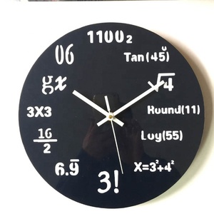 Reloj de Pared Creativo para Sala de Estar, Relojes Modernos con Fórmulas Matemáticas, Decoración para el Hogar con <span class=keywords><strong>Ecuaciones</strong></span> Matemáticas Simples para Cuarto de Estudio - Product Image 4
