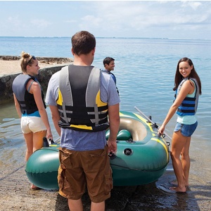 4 personnes Dérive Aviron Pêche <span class=keywords><strong>Bateau</strong></span> Paddle Kayak Gonflable PVC Portable Sports Nautiques Canoë - Product Image 4
