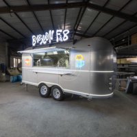 Nouvelle remorque alimentaire mobile avec cuisine complète Restaurant Hot Dog Camper Van Pizza Café Food Cart Ice Cream Food Truck