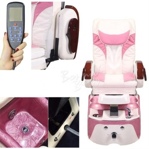 Fauteuil de massage de luxe moderne pour pédicure, dossier réglable, bain à remous haut de gamme, pour manucure et massage des pieds en salons de beauté - Product Image 3