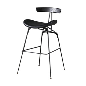 Sedia da Bar Multifunzionale con Schienale <span class=keywords><strong>in</strong></span> Ferro Antico per Uso Commerciale <span class=keywords><strong>in</strong></span> Caffetterie e Negozi di Tè - Product Image 5