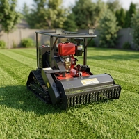 Nouvelle Tondeuse Robotisée à Fléaux Thermique Professionnelle Marque RZS avec Moteur Central Garantie 1 An Origine Shandong
