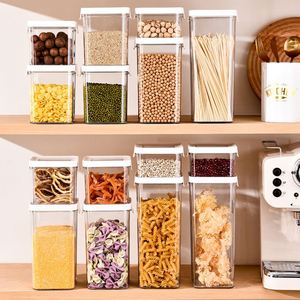 ชุดกล่องเก็บอาหารแห้งแบบซ้อนได้ 24 ชิ้น ปลอดสาร BPA ปิดสนิท สำหรับจัดระเบียบครัว บรรจุ 42 แพ็ค - Product Image 1