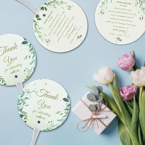 Custom Logo Wedding <b>Hand</b> <b>Fans</b> for Guests Bulk Plastic Handheld Wedding Favor <b>Fans</b> for Celebrating Ceremony Party <b>Hand</b> <b>Fans</b> - Product Image 5