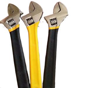 ประแจปรับได้ เมตริก 45 เหล็กกล้า ปากหยัก เกรดอุตสาหกรรม พร้อมด้ามจับสีเหลืองดำ สำหรับงานประปาและงานเครื่องกล - Product Image 5