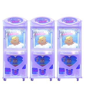 Máquina de grúas clásica con embalaje blíster, cristal templado, luz degradada colorida, máquina de muñecas personalizable, 120W 110/220V - Product Image 2