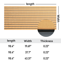 Tapis de yacht EVA - Tapis antidérapant pour planches de surf, pour le surf sur les vagues, couleur et taille personnalisées