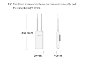 Waterdichte En Elektrische Resistente Outdoor Router Toegangspunt Met 5dbi Antenne Eenvoudige Installatie Door Fabrikant - Product Image 5