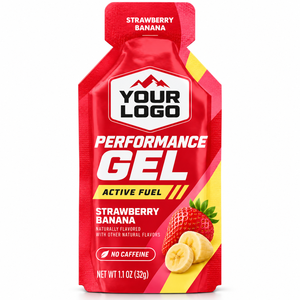 Gel de Performance Énergisant Fraise-Banane : Soutien Électrolytique, Hydratation Rapide, Réapprovisionnement Énergétique, Soulagement des Muscles Fatigués, Facile à Utiliser - Product Image 1