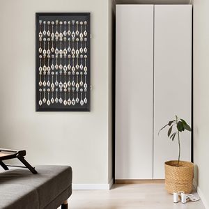 Étagère murale de collection pour 60 cuillères à thé souvenir en bois de pin massif personnalisé 2026, cadre de présentation en bois massif, vente en gros - Product Image 1