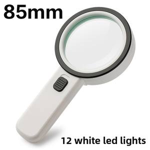 Professional High Tech Handheld 30X Glass Jeweler Loupe <b>Magnifier</b> LED & UV <b>Light</b> 21mm Lens - Product Image 6