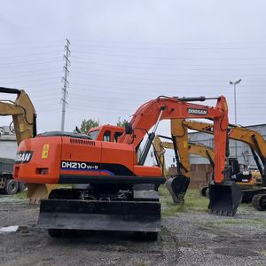 Doosan DH210W-9 Wheeled Excavator 21 Ton Hydraulic Mobile Digger with Digging Bucket for Urban Construction - Product Image 1