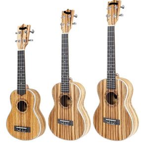 Ukelele de 21 pulgadas para principiantes, <span class=keywords><strong>guitarra</strong></span> <span class=keywords><strong>Hawaiana</strong></span> de cuatro cuerdas, bajo acústico de madera de cebra, acabado mate, arce de ébano, <span class=keywords><strong>guitarra</strong></span> <span class=keywords><strong>pequeña</strong></span> de 26 pulgadas y 24 pulgadas - Product Image 4