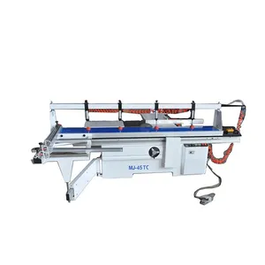 Máquina de sierra de panel de mesa deslizante automática multifuncional para carpintería