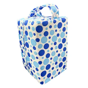 防水PULポッドウェットバッグ再利用可能なジッパーおむつバッグECO-Ffriendlyおむつウェットバッグ洗えるウェットバッグ