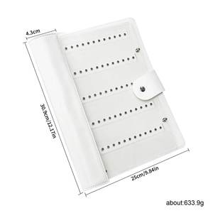 Livre d'échantillons magnétique portable pour vernis à ongles, avec pointes transparentes amovibles, catalogue de gel pour salon de manucure - Product Image 5