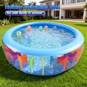 <b>Inflatable</b> Swimming Pool 100-500kg PVC Outdoor Home Use For Adults And Kids - Product Image 1