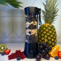 Home Orange Mini High Speed Juicer 400ML Draagbare USB Oplaadbare Automatische Citrusvruchten Groenten Blender
