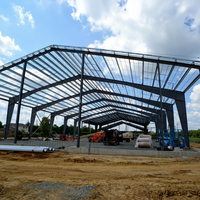 Kits de Construcción Metálica Modular TOPPRE Australianos, Almacenes Prefabricados, Talleres, Estructuras de Acero Ligero y Resistente para Fábricas
