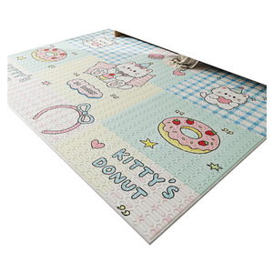 Cartoon Ice-silk <strong>Childrens</strong> Crawling <strong>Mat</strong> Summer Living Room Cooling Rug Baby Play Area Toddler <strong>Floor</strong> Pad Easy-to-clean <strong>Mat</strong> - Product Image 5
