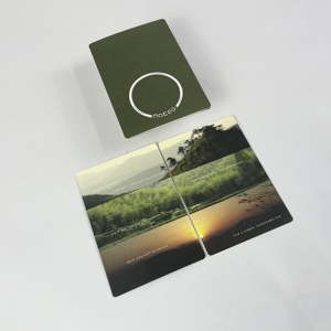 Tài liệu gấp bốn lần tùy chỉnh với các góc tròn mờ giấy hướng dẫn du lịch Giới thiệu sản phẩm in kỹ thuật số - Product Image 3