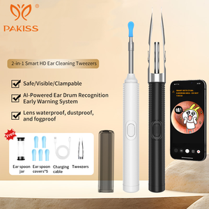 Limpiador de Oídos Visual Inalámbrico PAKISS – Endoscopio HD con Pinzas de Sujeción, Directo de Fábrica - Product Image 1